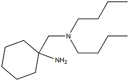 1-[(dibutylamino)methyl]cyclohexan-1-amine Struktur