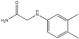 2-[(3,4-dimethylphenyl)amino]acetamide Struktur