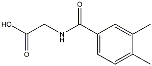 2-[(3,4-dimethylphenyl)formamido]acetic acid Struktur