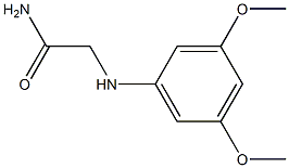 2-[(3,5-dimethoxyphenyl)amino]acetamide Struktur