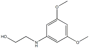 2-[(3,5-dimethoxyphenyl)amino]ethan-1-ol Struktur