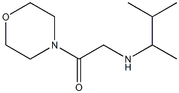 2-[(3-methylbutan-2-yl)amino]-1-(morpholin-4-yl)ethan-1-one Struktur