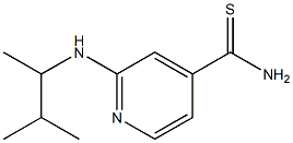 2-[(3-methylbutan-2-yl)amino]pyridine-4-carbothioamide Struktur