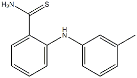 2-[(3-methylphenyl)amino]benzene-1-carbothioamide Struktur