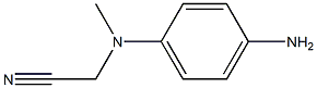 2-[(4-aminophenyl)(methyl)amino]acetonitrile Struktur