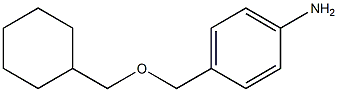 4-[(cyclohexylmethoxy)methyl]aniline Struktur