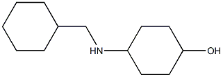 4-[(cyclohexylmethyl)amino]cyclohexan-1-ol Struktur