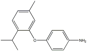 4-[5-methyl-2-(propan-2-yl)phenoxy]aniline Struktur