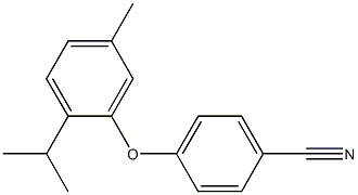 4-[5-methyl-2-(propan-2-yl)phenoxy]benzonitrile Struktur