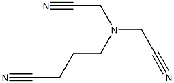 4-[bis(cyanomethyl)amino]butanenitrile Struktur