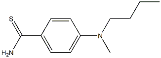 4-[butyl(methyl)amino]benzene-1-carbothioamide Struktur