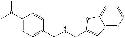 4-{[(1-benzofuran-2-ylmethyl)amino]methyl}-N,N-dimethylaniline Struktur
