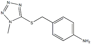 4-{[(1-methyl-1H-1,2,3,4-tetrazol-5-yl)sulfanyl]methyl}aniline Struktur