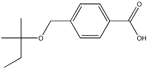 4-{[(2-methylbutan-2-yl)oxy]methyl}benzoic acid Struktur