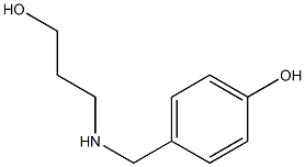 4-{[(3-hydroxypropyl)amino]methyl}phenol Struktur