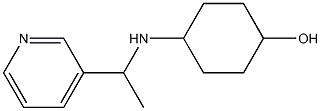 4-{[1-(pyridin-3-yl)ethyl]amino}cyclohexan-1-ol Struktur