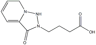 4-{3-oxo-2H,3H-[1,2,4]triazolo[3,4-a]pyridin-2-yl}butanoic acid Struktur