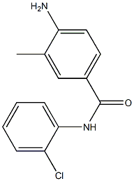 4-amino-N-(2-chlorophenyl)-3-methylbenzamide Struktur