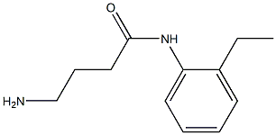 4-amino-N-(2-ethylphenyl)butanamide Struktur