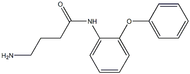 4-amino-N-(2-phenoxyphenyl)butanamide Struktur