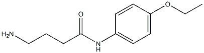 4-amino-N-(4-ethoxyphenyl)butanamide Struktur