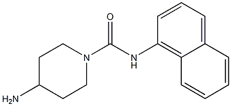 4-amino-N-1-naphthylpiperidine-1-carboxamide Struktur