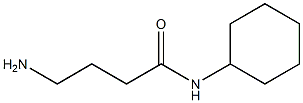 4-amino-N-cyclohexylbutanamide Struktur