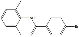 4-bromo-N-(2,6-dimethylphenyl)benzamide Struktur