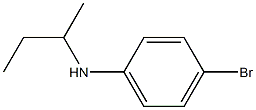 4-bromo-N-(butan-2-yl)aniline Struktur