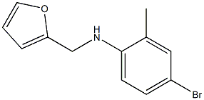 4-bromo-N-(furan-2-ylmethyl)-2-methylaniline Struktur