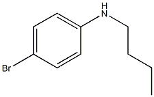 4-bromo-N-butylaniline Struktur