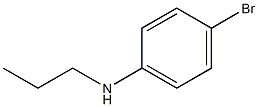 4-bromo-N-propylaniline Struktur