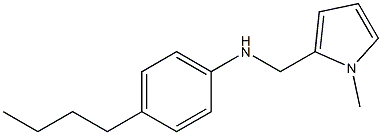 4-butyl-N-[(1-methyl-1H-pyrrol-2-yl)methyl]aniline Struktur