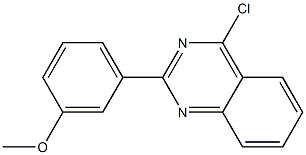 4-chloro-2-(3-methoxyphenyl)quinazoline Struktur