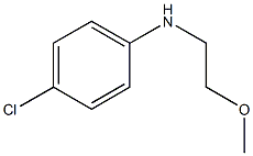 4-chloro-N-(2-methoxyethyl)aniline Struktur