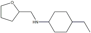4-ethyl-N-(oxolan-2-ylmethyl)cyclohexan-1-amine Struktur