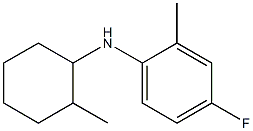 4-fluoro-2-methyl-N-(2-methylcyclohexyl)aniline Struktur