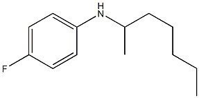 4-fluoro-N-(heptan-2-yl)aniline Struktur