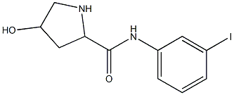 4-hydroxy-N-(3-iodophenyl)pyrrolidine-2-carboxamide Struktur