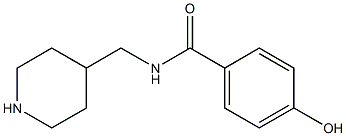 4-hydroxy-N-(piperidin-4-ylmethyl)benzamide Struktur