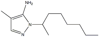 4-methyl-1-(octan-2-yl)-1H-pyrazol-5-amine Struktur