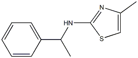 4-methyl-N-(1-phenylethyl)-1,3-thiazol-2-amine Struktur