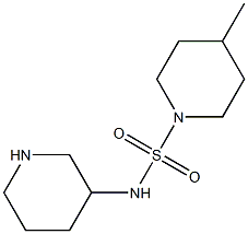 4-methyl-N-(piperidin-3-yl)piperidine-1-sulfonamide Struktur