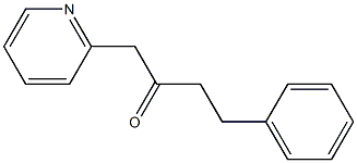 4-phenyl-1-(pyridin-2-yl)butan-2-one Struktur