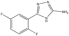 5-(2,5-difluorophenyl)-4H-1,2,4-triazol-3-amine Struktur