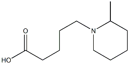 5-(2-methylpiperidin-1-yl)pentanoic acid Struktur