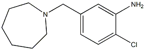 5-(azepan-1-ylmethyl)-2-chloroaniline Struktur