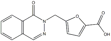 5-[(1-oxophthalazin-2(1H)-yl)methyl]-2-furoic acid Struktur