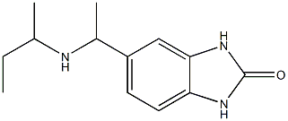 5-[1-(butan-2-ylamino)ethyl]-2,3-dihydro-1H-1,3-benzodiazol-2-one Struktur