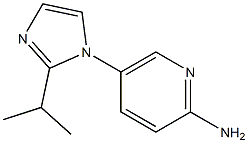 5-[2-(propan-2-yl)-1H-imidazol-1-yl]pyridin-2-amine Struktur